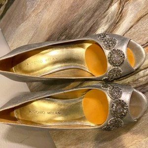 Antonio Melani Silver Heels